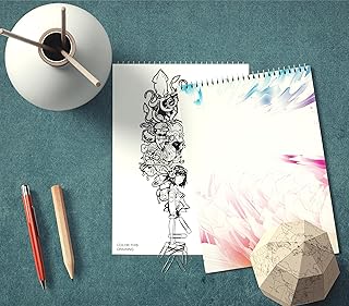 سكيتش رسم حصري - لوحة تجريدية باللونين الأحمر والأرجواني