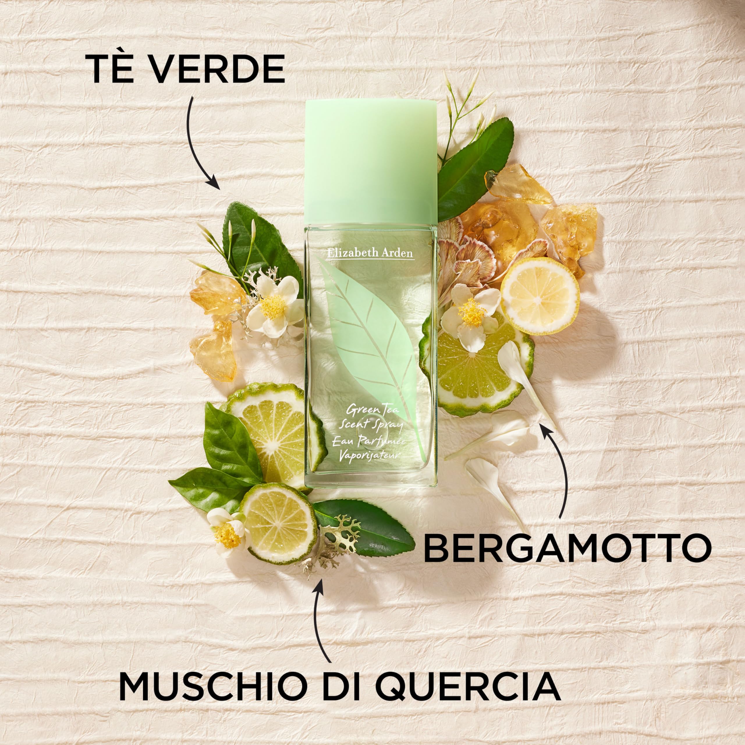 Elizabeth Arden - Green Tea Eau Parfum, Profumo Femminile con Essenze Naturali di Tè Verde e Bergamotto, Rinfrescante, Floreale e Agrumato, Risveglia i Sensi, Energizzante, Profumo per Donne - 100 ml