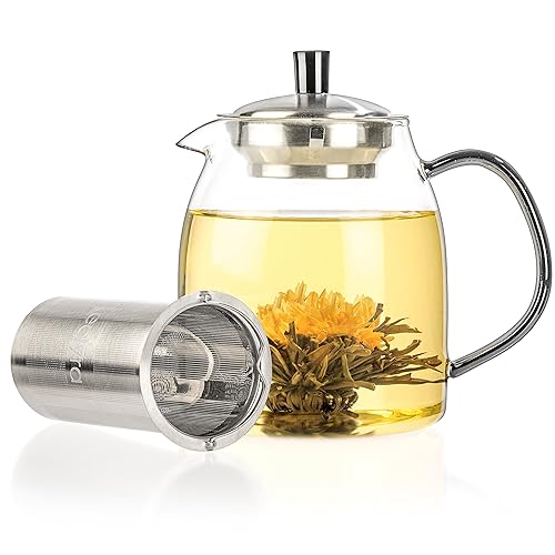 Miniatura 10 de Tealyra - 12 piezas de té floreciente - 12 sabores variados de los mejores tés florecientes - Todas las bolas de té selladas individualmente - Gran