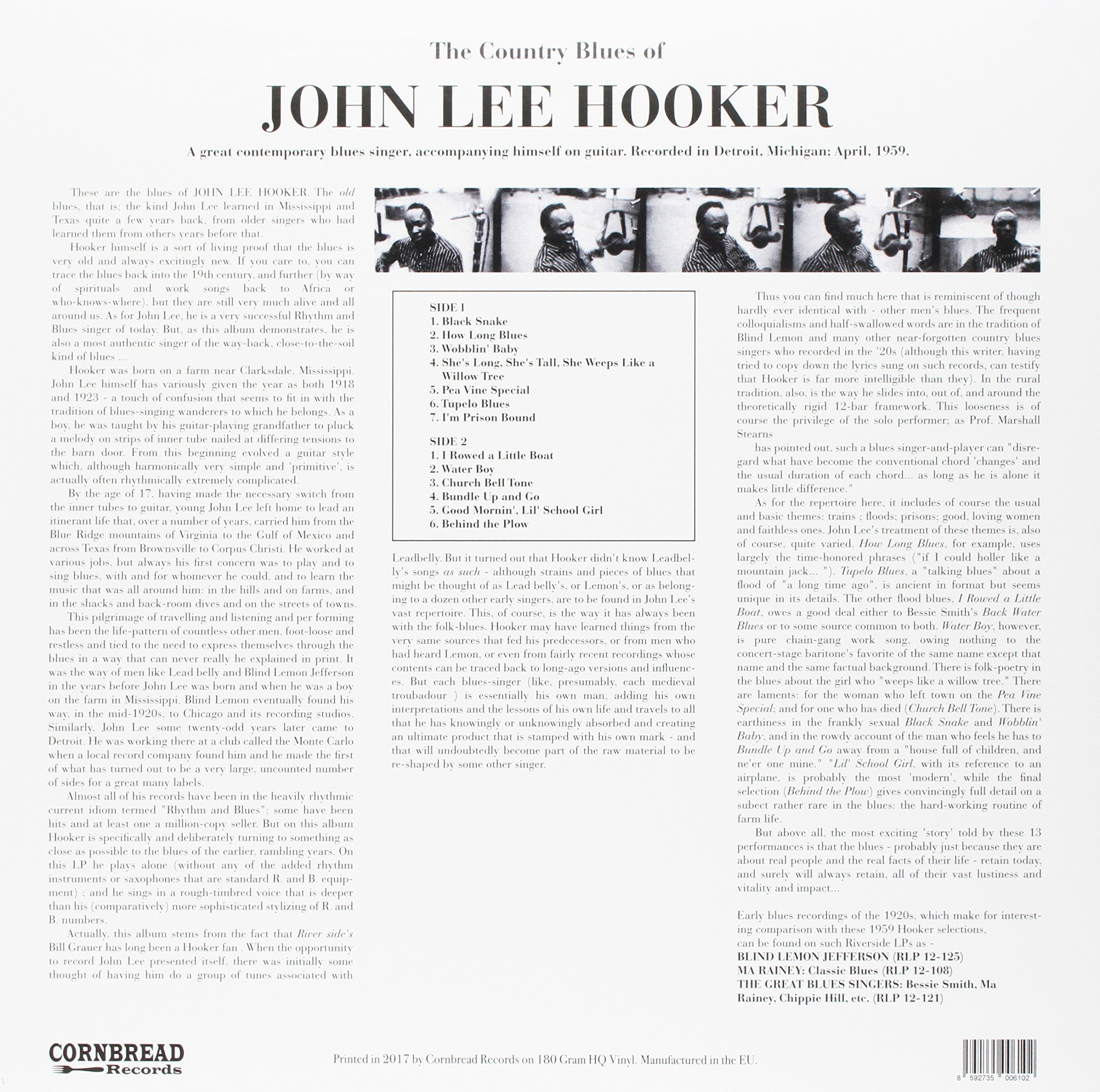 Country Blues Of John Lee Hooker