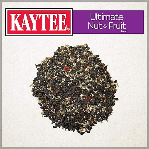 Miniatura 3 de Kaytee Ultimate Nut and Fruit - Alimento para aves silvestres para cardenales, pinzones, carboneros, trepadores azules, pájaros carpinteros,