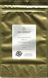 CallebautCP777 Cocoa Powder 22/24% from OliveNation, Rich Dutch Processed Cacao Powder for Baking, Fillings, Confectionery, Edible Decoration - 2 pounds