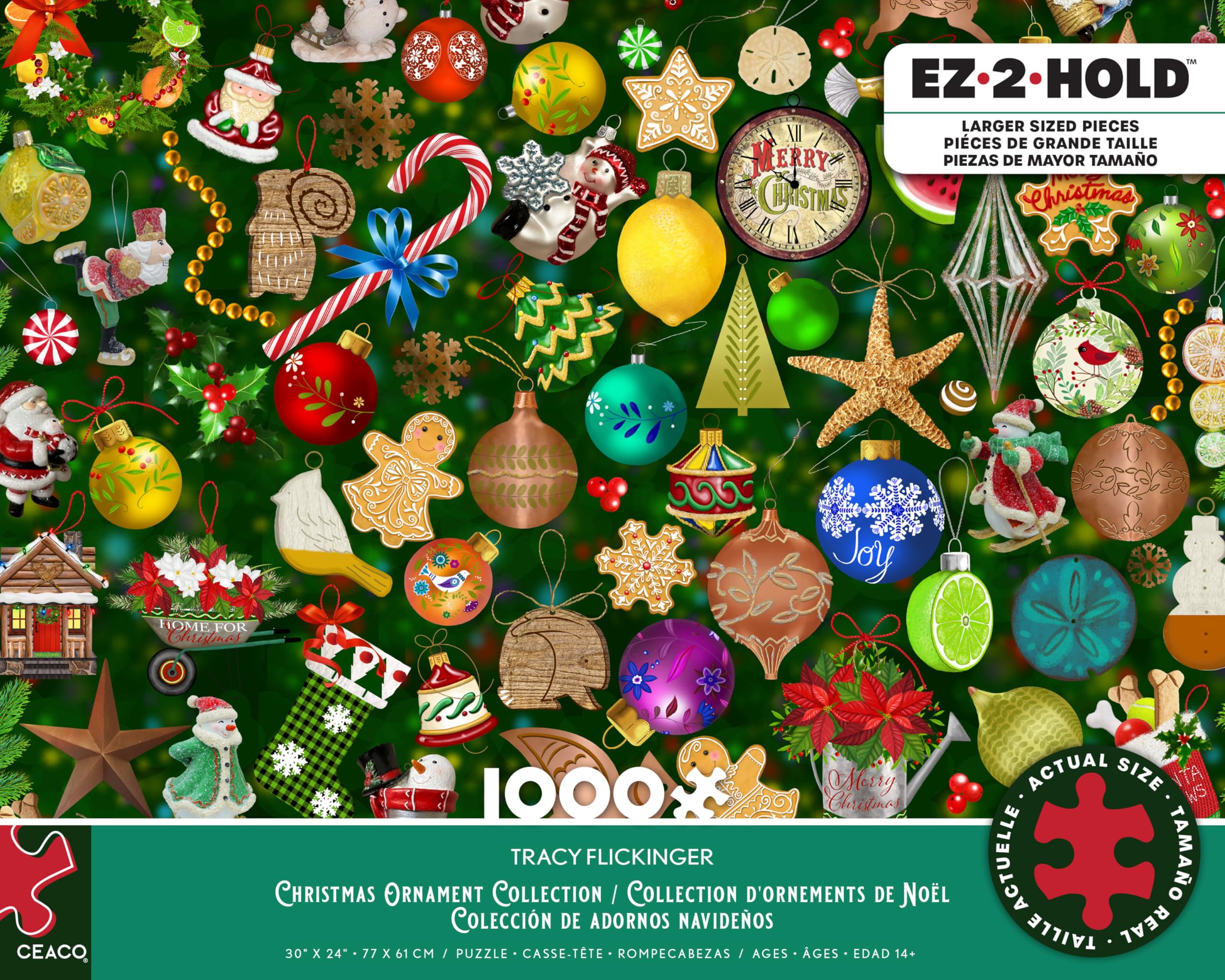 Amazon.com: Ceaco - Tracy Flickinger - Christmas Ornament