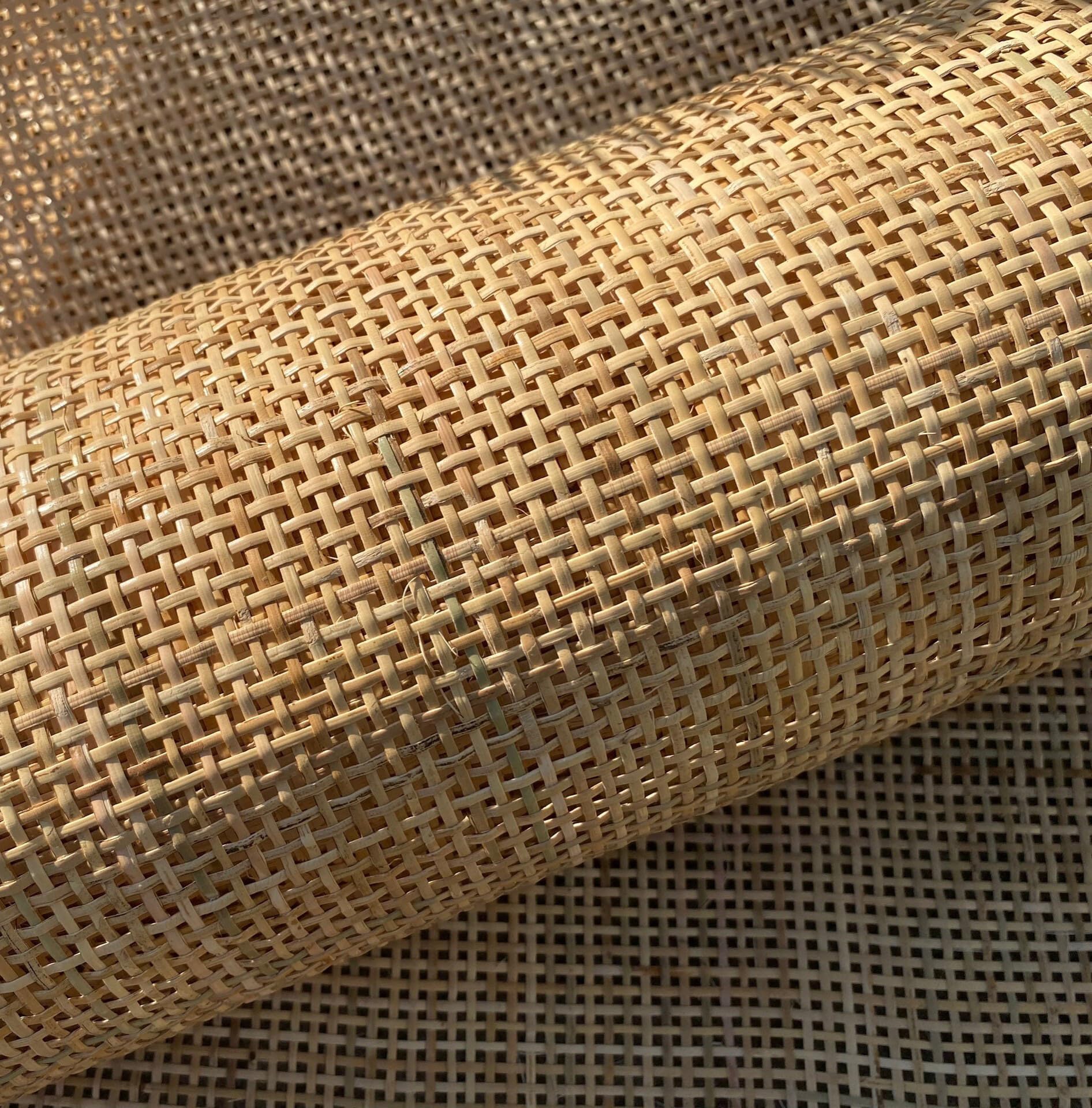 Ratan Rollo Mimbre, 60 x 200 cm Natural Mimbre Rollo, Ratan, Rejilla Mimbre, Mimbre, Silla Ratan, Rattan, Estera de ratán, Ratán Natural para muebles, Tela para Silla, Armario, Decoración del hogar
