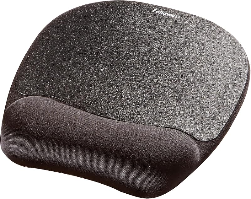 Fellowes Everyday ergonomikus egérpad csuklótámasszal - fekete