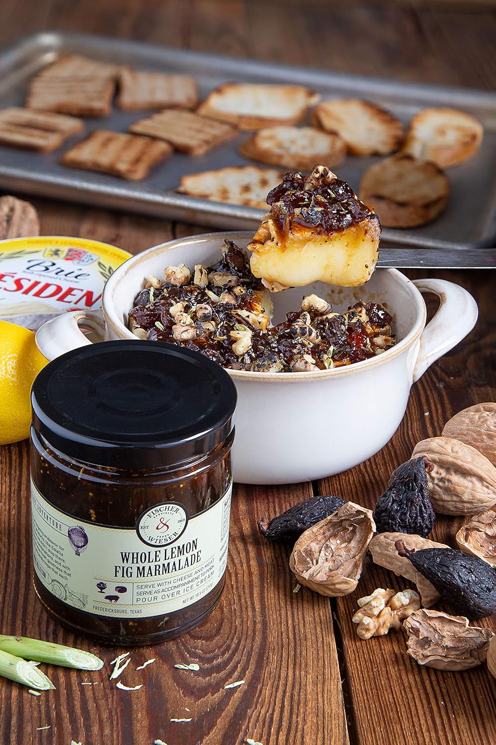 Fischer & Wieser Whole Lemon Fig Marmalade, 10.5 Oz., Pack Of 6