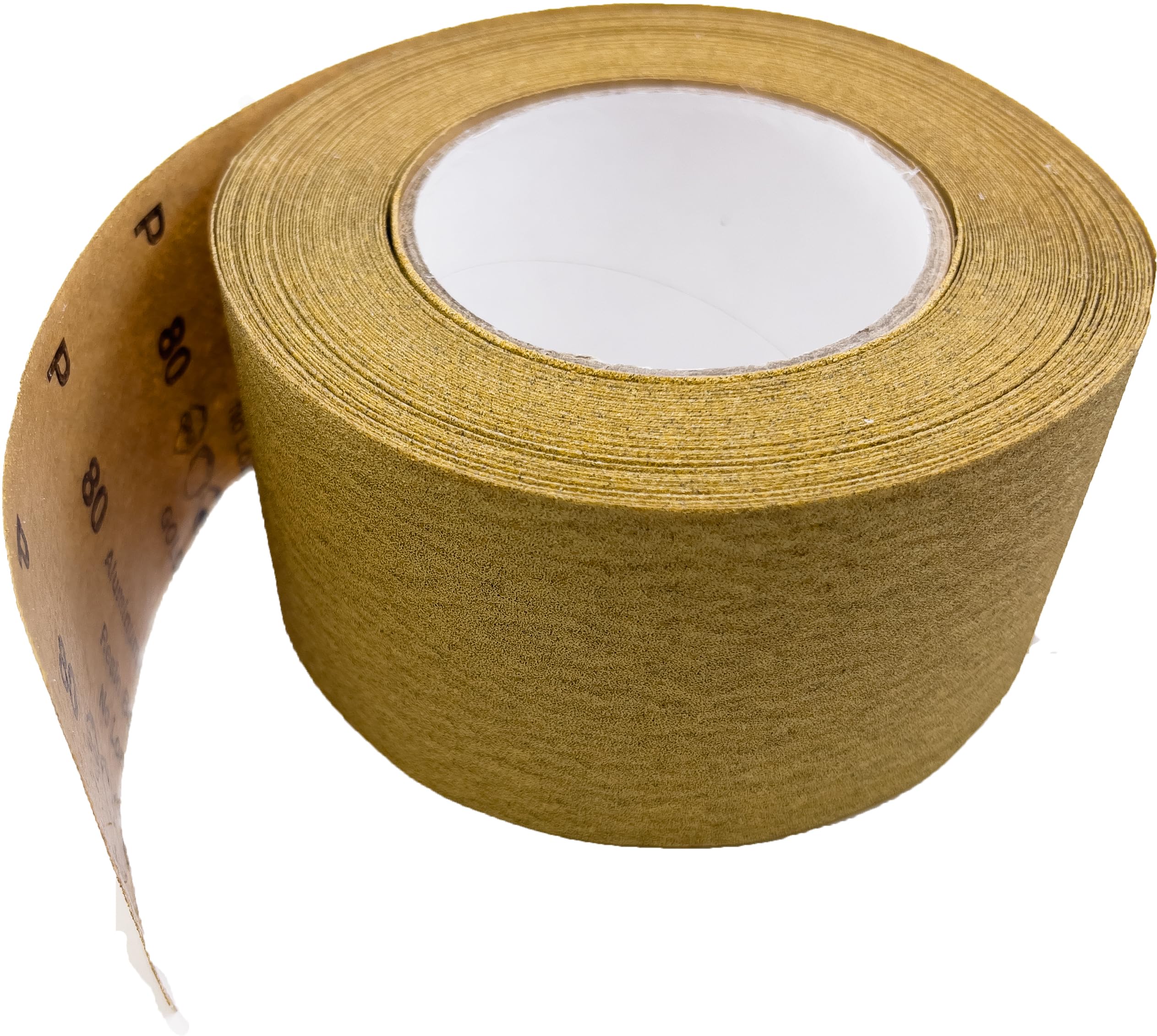 23-204-320 PSA Astarlı 320 Grit Alüminyum Oksit "Yapışkan Arkalı" Rulolar, 2-3/4 inç. x 20 Yd