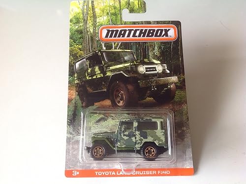 Miniatura 1 de Matchbox 2017 Camouflage Series Toyota Land Cruiser FJ40 Verde