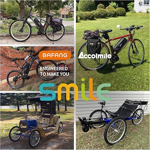 Miniatura 2 de BAFANG Kit de transmisión media de 48 V 750 W con batería de 20 Ah 13 Ah 14 Ah 17.5 Ah 18 Ah, 8Fun BBS02 Motor de montaje medio con pantalla y