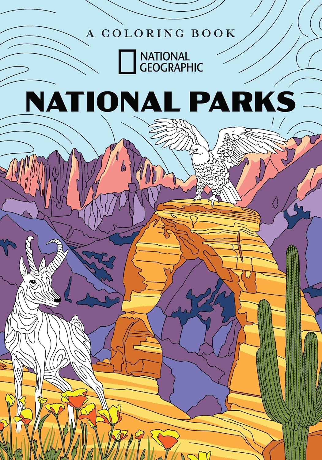 Amazon.com: The National Parks: A Coloring Book: 9781426224300 ...