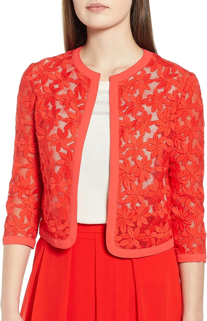 Floral LACE MESH Cardigan 