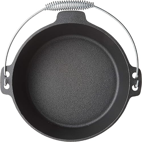 Miniatura 3 de Old Mountain Horno de campamento de 4 cuartos de galón sin pies y tapa con brida