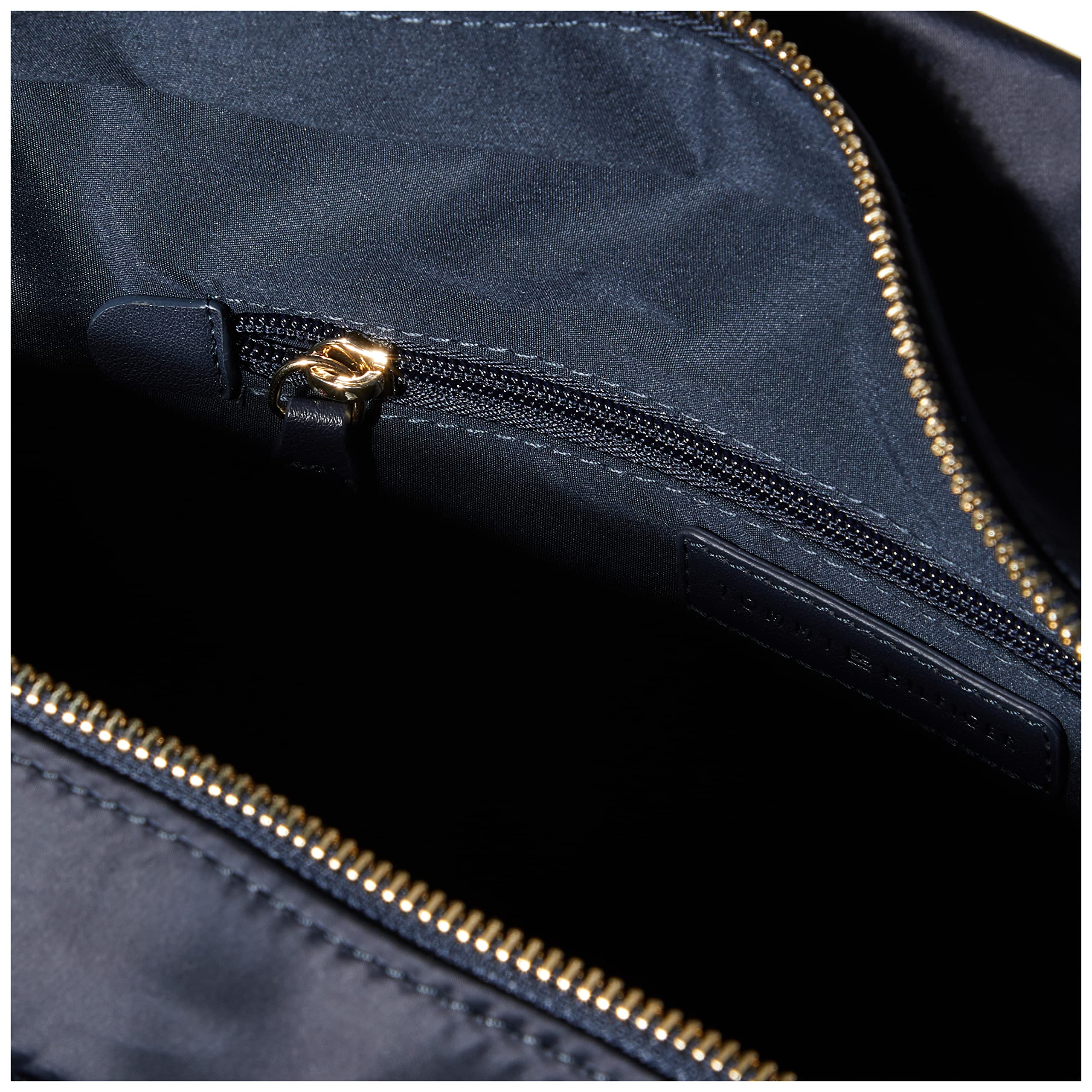 Tommy Hilfiger Mujer Bolso Tote TH Flow Tote Solid con Cremallera, Azul (Space Blue), Talla Única