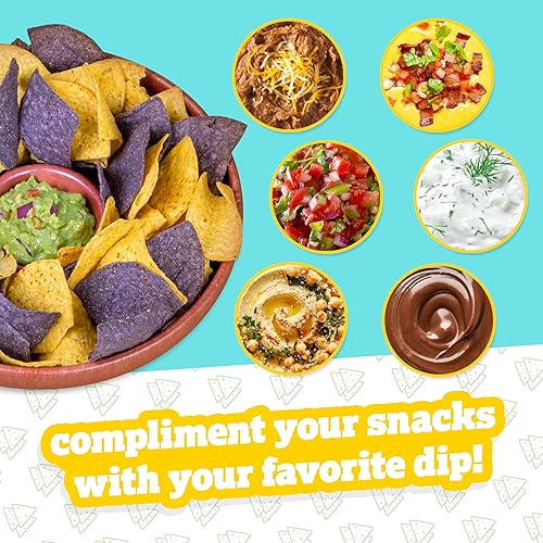 Miniatura 4 de Nostalgia Taco Tuesday - Tortilla de 10 pulgadas y cuenco de salsa, perfecto para papas fritas, pretzels, verduras, rancho, guacamole, salsas,