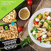 Vista 7 de Nut Cravings - Anacardos tostados ligeramente salados - Jumbo, enteros (48 onzas - 3 libras) empacados frescos en bolsa resellable - Snack de nueces