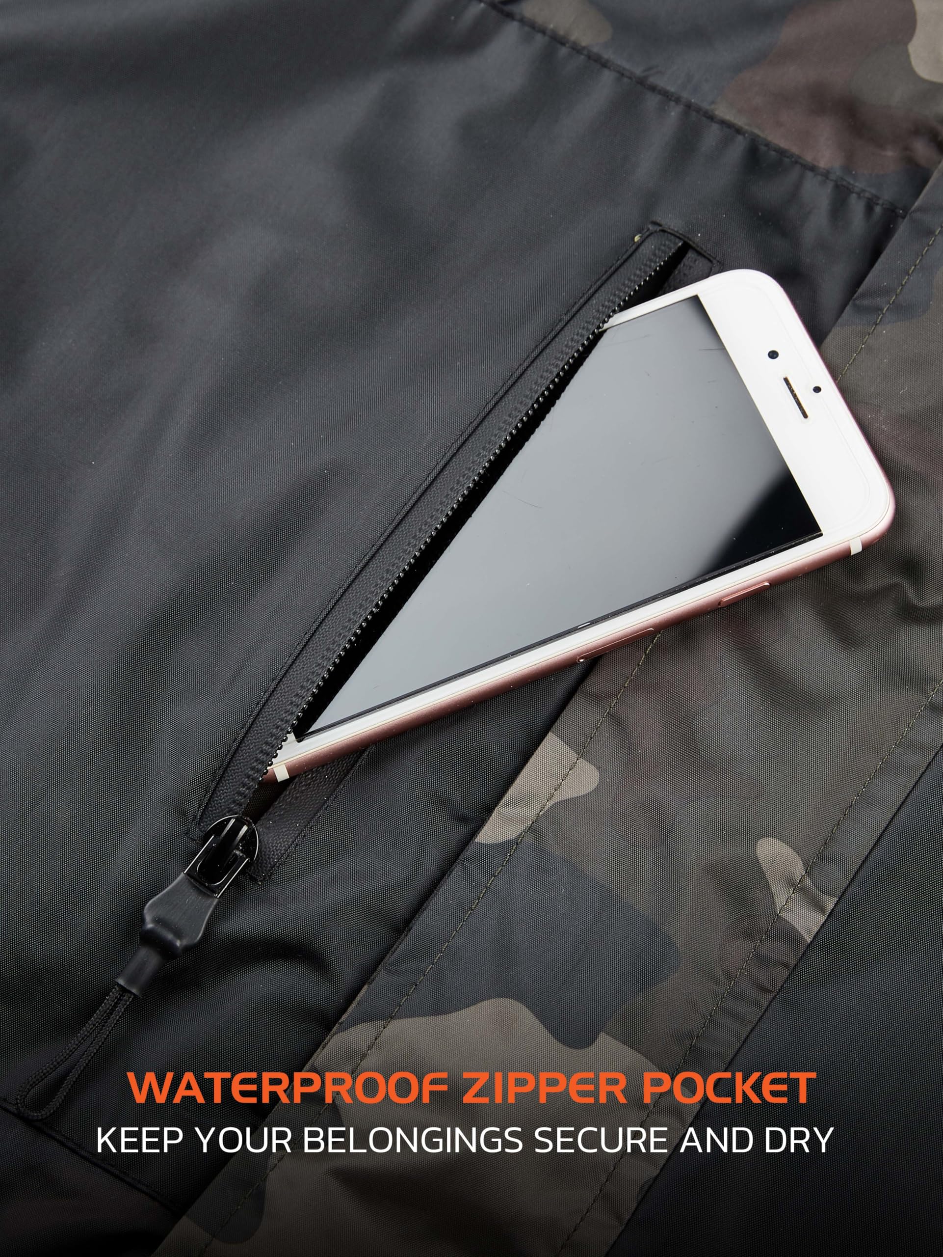 Rodeel Waterproof Fishing Rain Suit for Men (Rain Gear Jacket & Trouser Suit)