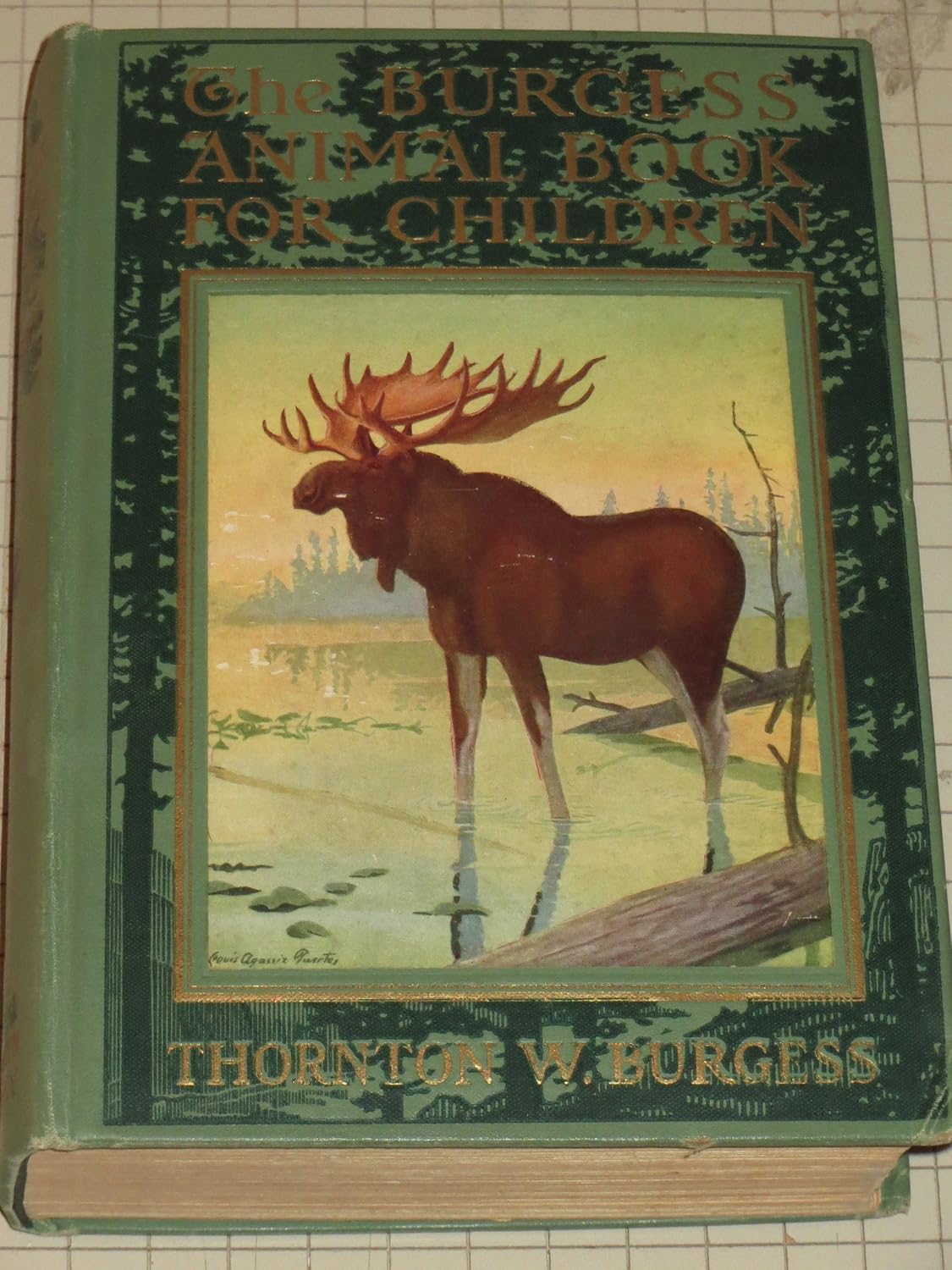 The Burgess Animal Book for Children w/ Color Illustrations By Louis