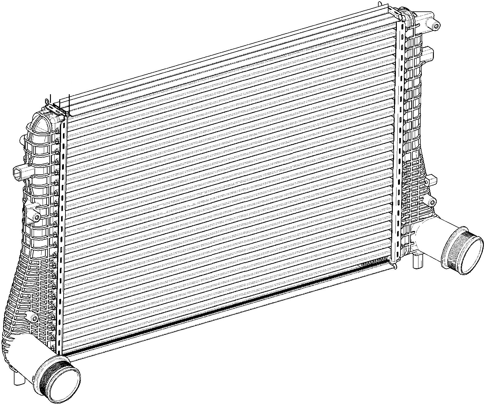 BEHR HELLA SERVICE 8ML 376 746-451 *** PREMIUM LINE *** Intercooler, échangeur