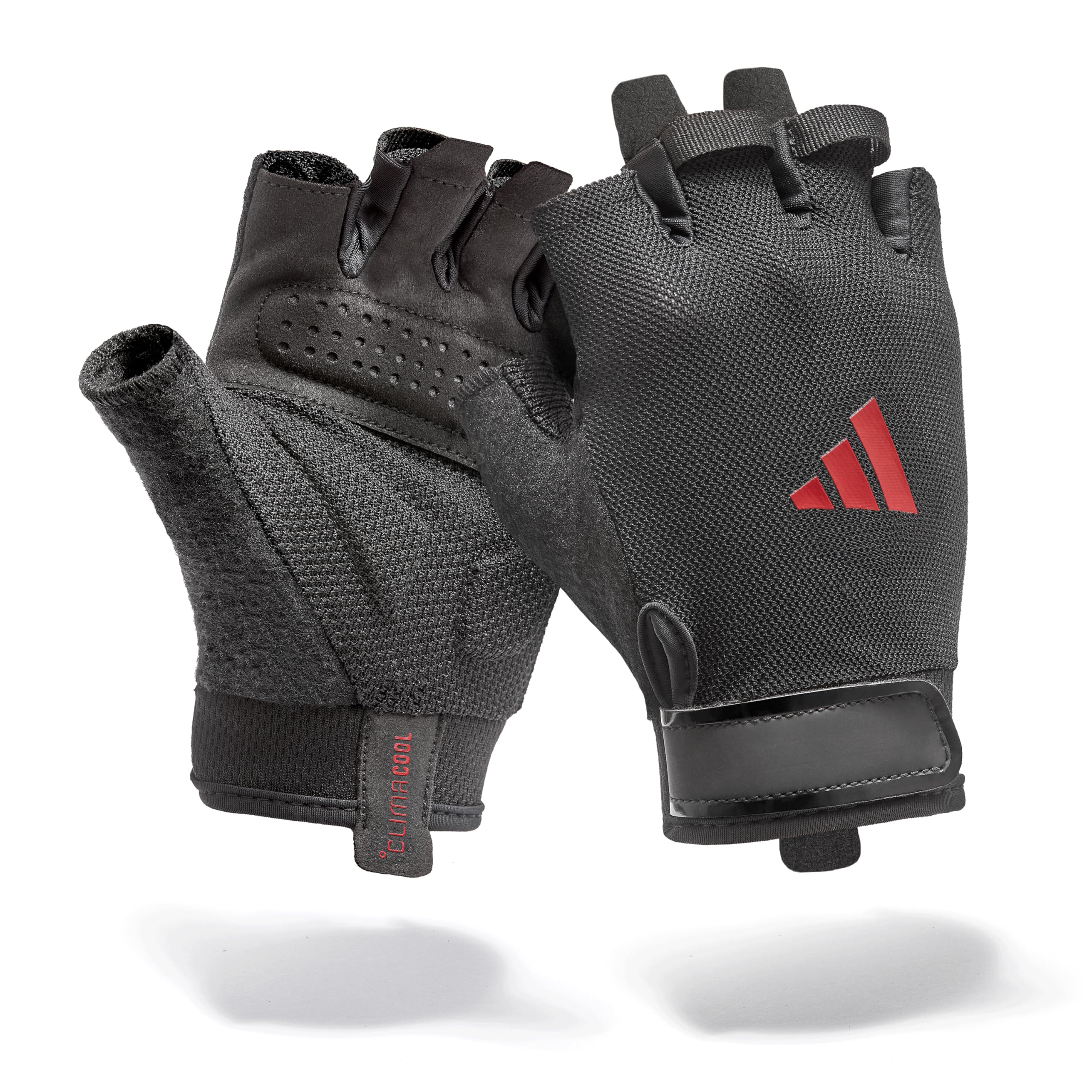 Adidas Essential Training Gloves - Moisture-Absorbing Aeroready Technology Coupled with an Extremely Comfortable, Durable Faux Suede Palm — image 1