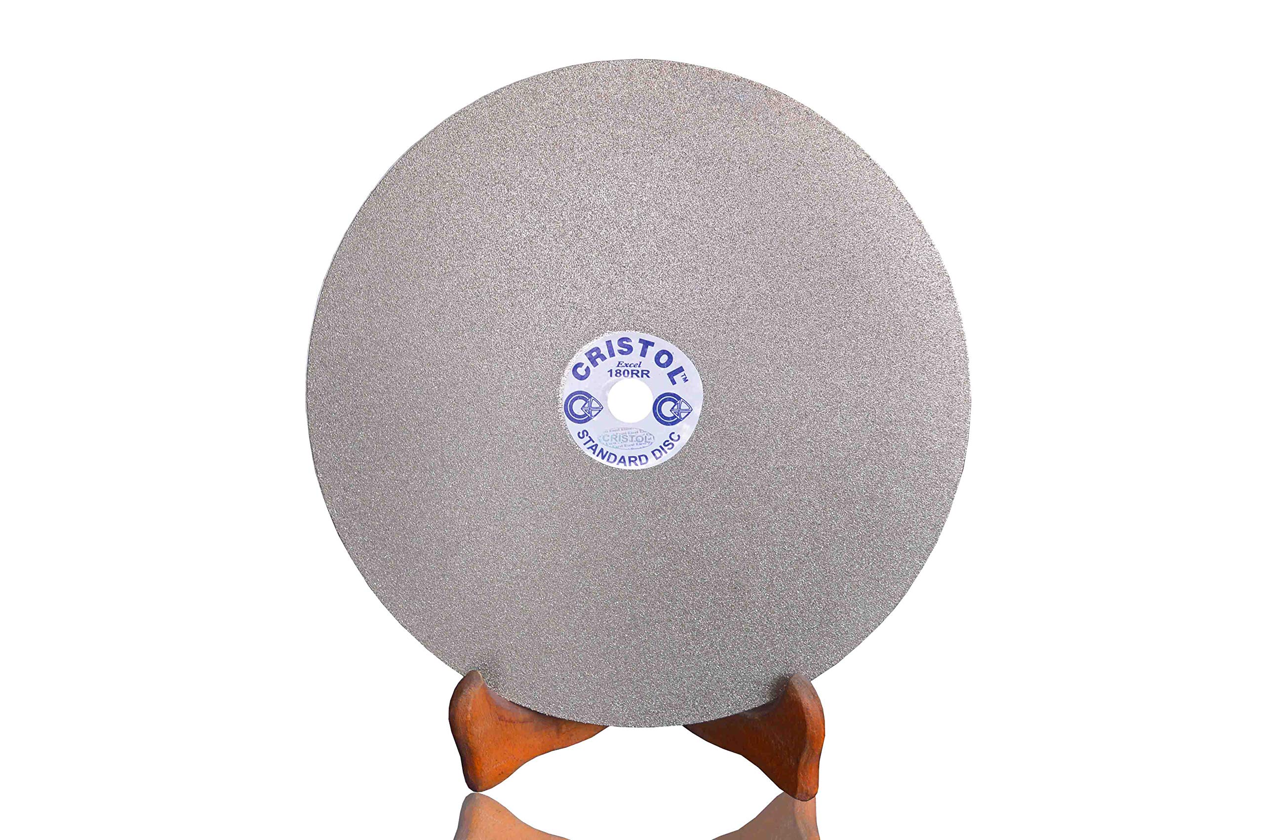 Diamond Coated 100 Grit lap (8 inch) for Gem Stone Faceting/polishing and lapidary work by Anand Engineering Works