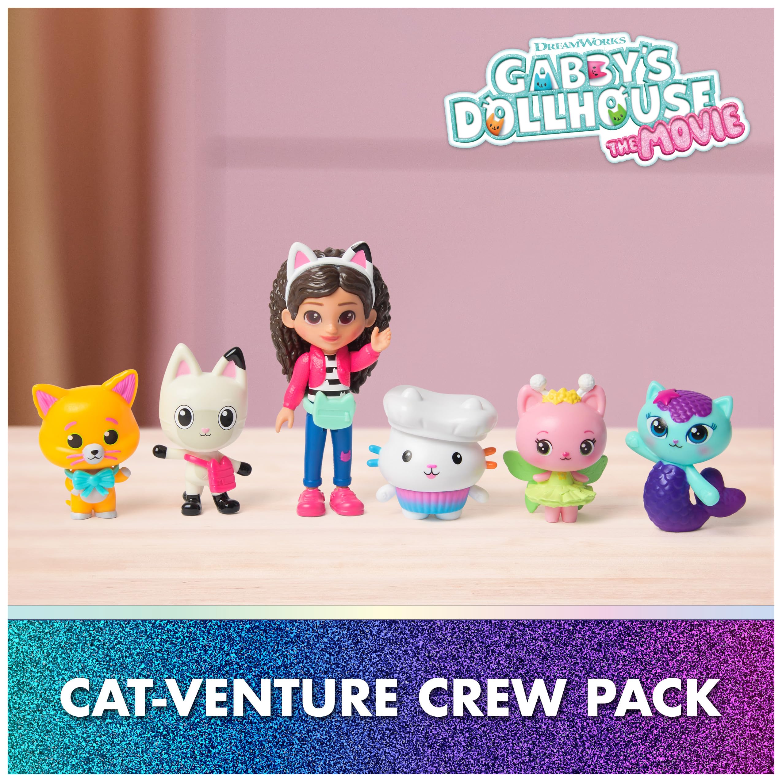 Gabby出品　まとめて Gabby's Dollhouse, Deluxe Figure Gift Set with 7 Toy Figures and