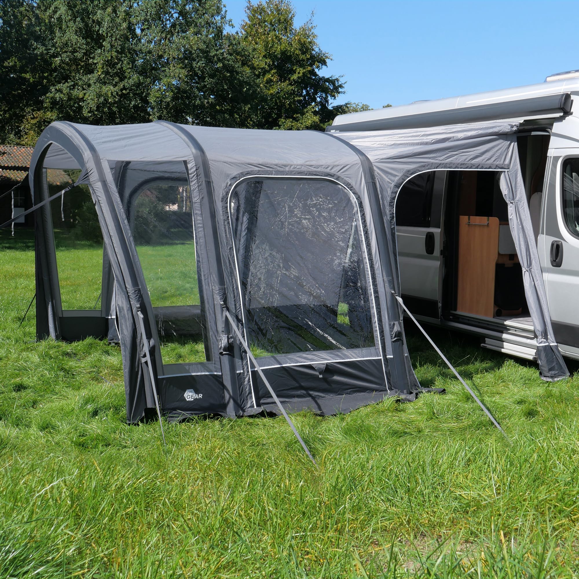 your GEAR Manarola Air Camper - aufblasbares Vorzelt 320 x 325 cm für Wohnmobil, Campingbus, Kastenwagen