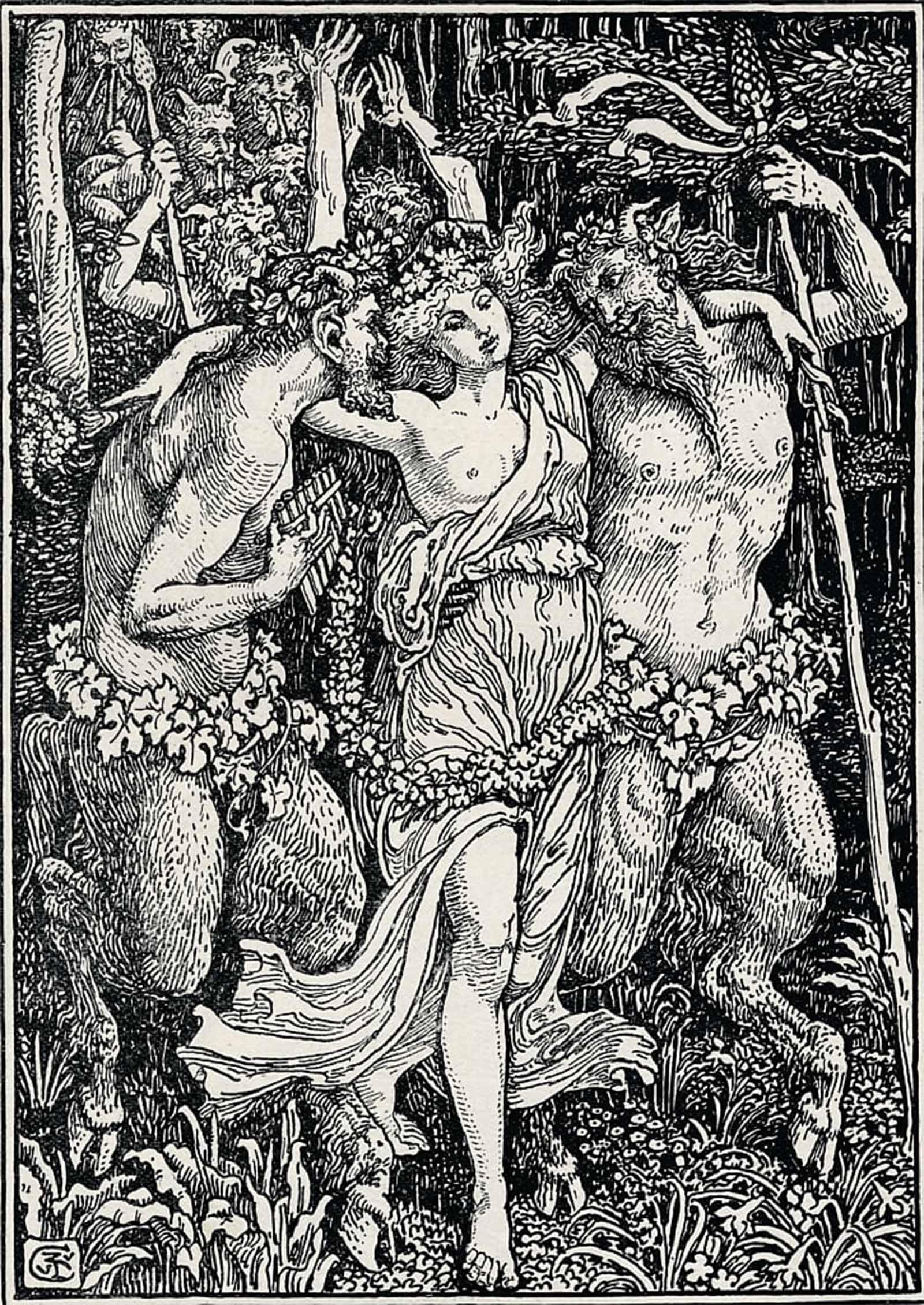 ARTXLXXBN Famous Painting Canvas Artwork Graffiti Print Illustration for the Faerie Queene by Walter Crane Portrait Canvas Image for Home Decor 60x90cm