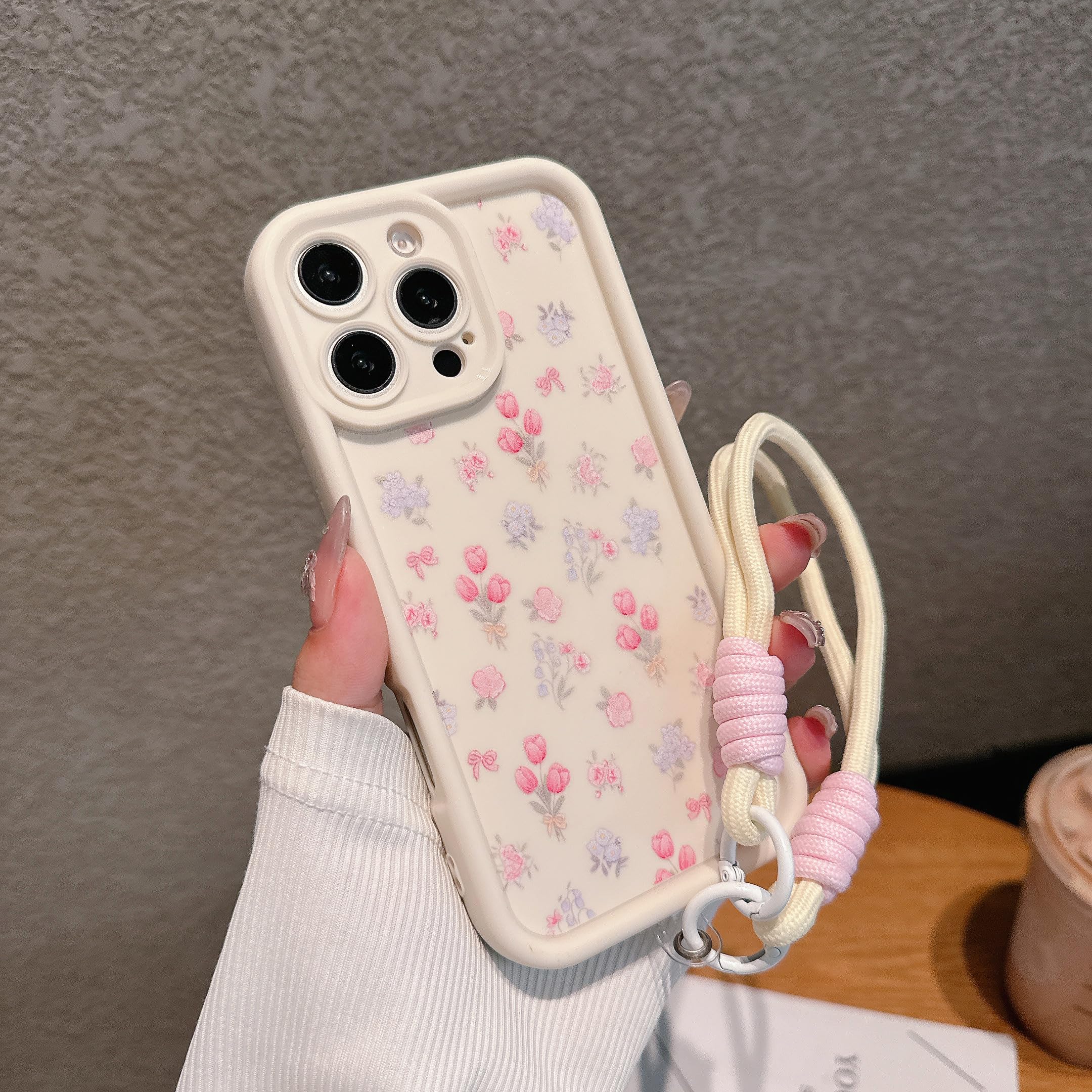 Amazon.co.jp: FXFOOT 美的ディッツィフローラルフォンケース iPhone