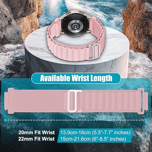 Miniatura 10 de Greatfine Paquete de 4 correas de reloj de 0.78 pulgadas compatibles con Samsung Galaxy Watch 654 de 1.575 pulgadas, 1.732 pulgadas, Watch 6 Classic