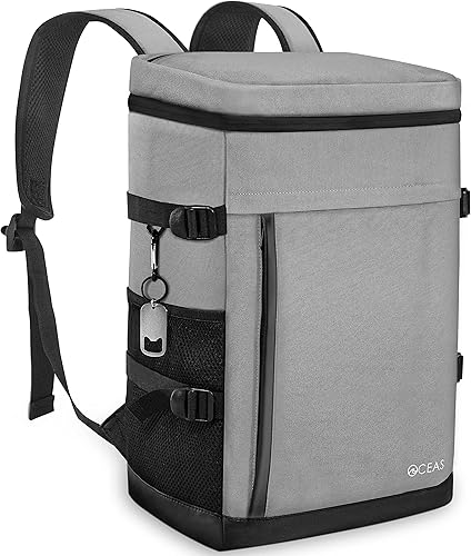 Oceas Mochila térmica aislada impermeable  Mochila térmica suave para 40 latas a prueba de fugas  Forro impermeable que mantiene el almuerzo, la