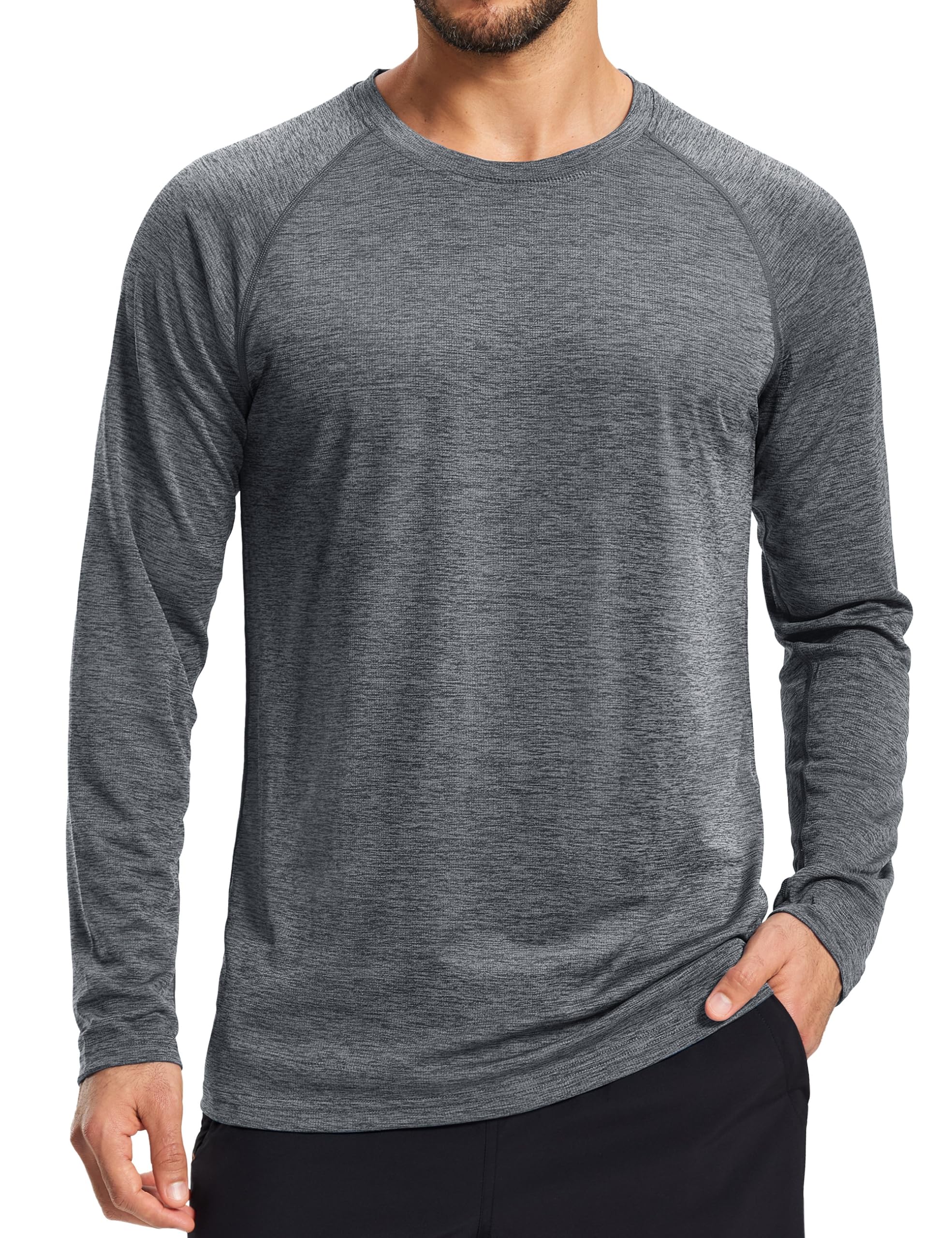 Sun Shirts for Men UPF 50+ Long Sleeve Quick Dry Athletic Shirt