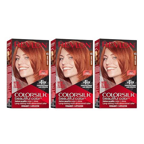 Miniatura 782 de Revlon Colorsilk Beautiful Color - Tinte permanente para el cabello con queratina, 100 % cobertura de las canas, sin amoníaco, negro 10