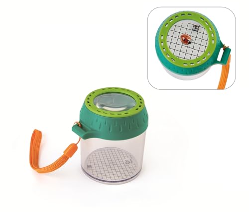 Hape Laboratorio Móvil de Insectos con Lupa, Luz y Ventilación – Centro de Exploración Portátil para Niños de 4+