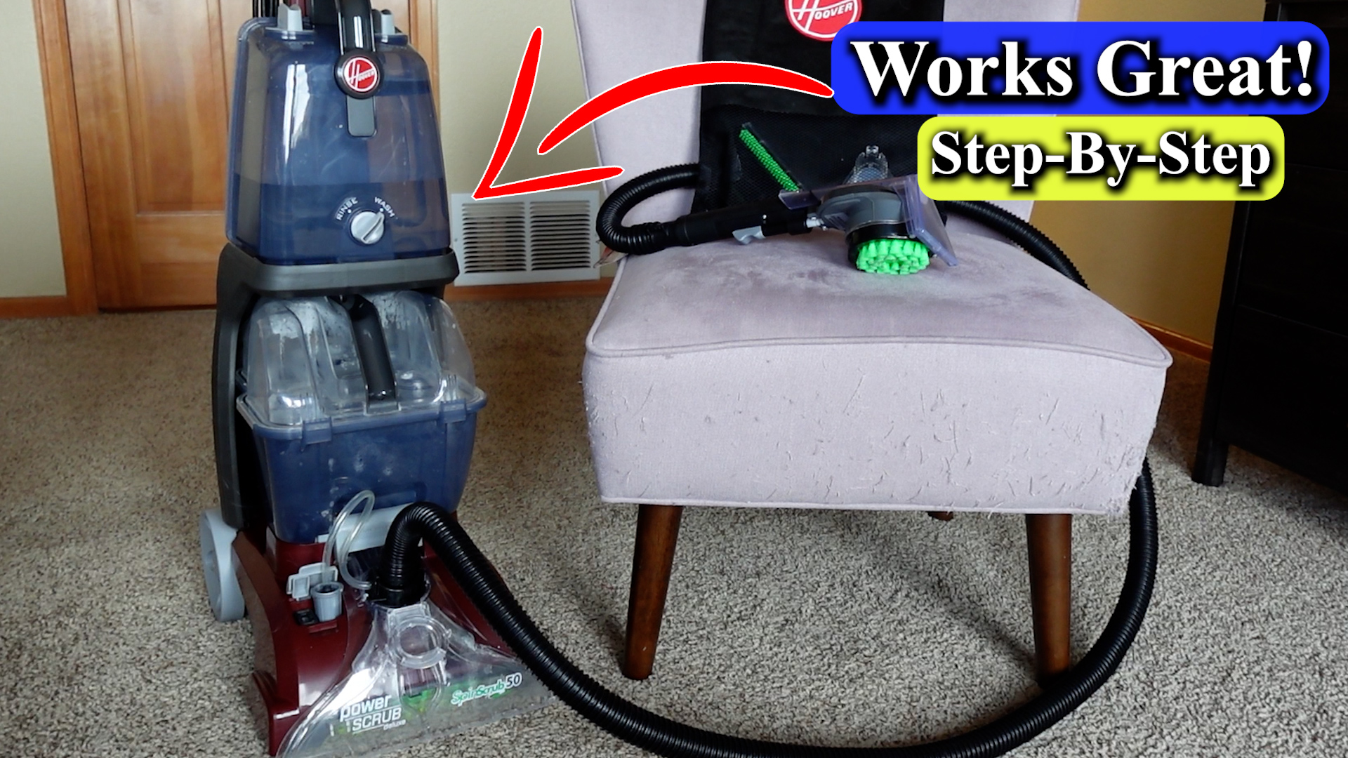 Watch How to Use the Hoover Powerscrub Deluxe on Amazon Live