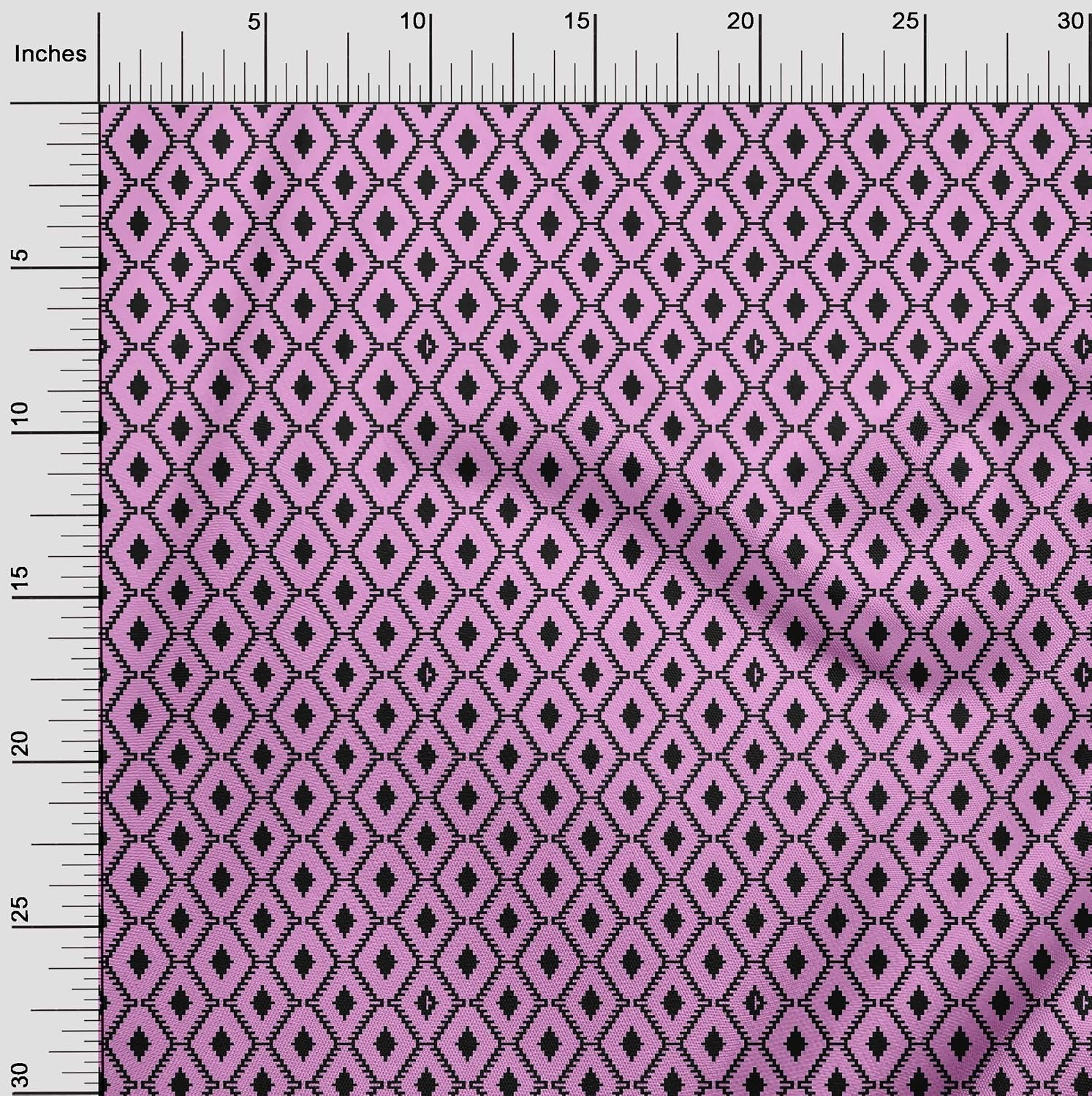 oneOone Cotton Jersey Light Pink Fabric Tribal Quilting Supplies Print Sewing Fabric by The Yard 58 Inch Wide