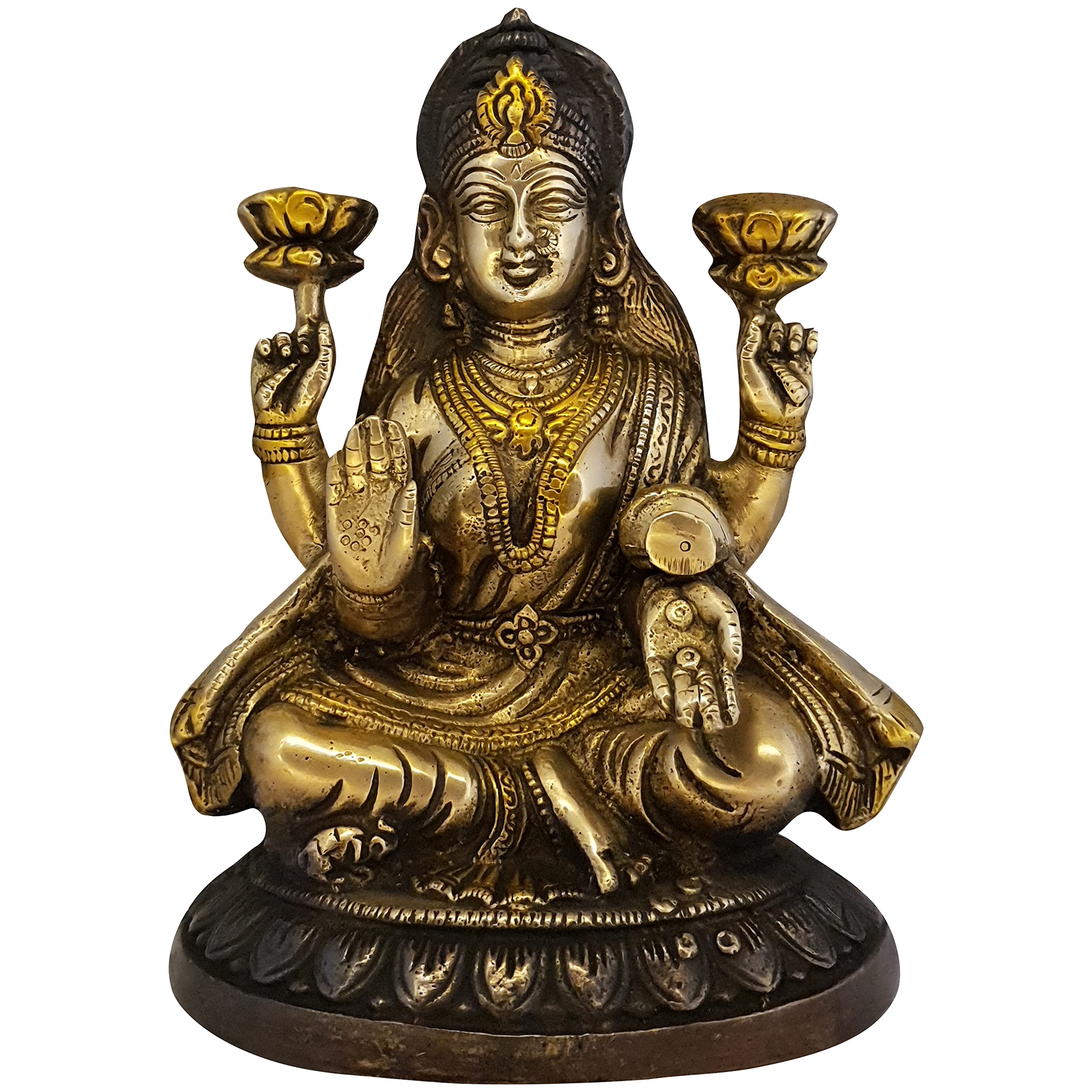 Sri Laxmi Idol Home Puja Room Diwali Decor Pooja Mandir Decoration Items Living Room Showpiece Decor