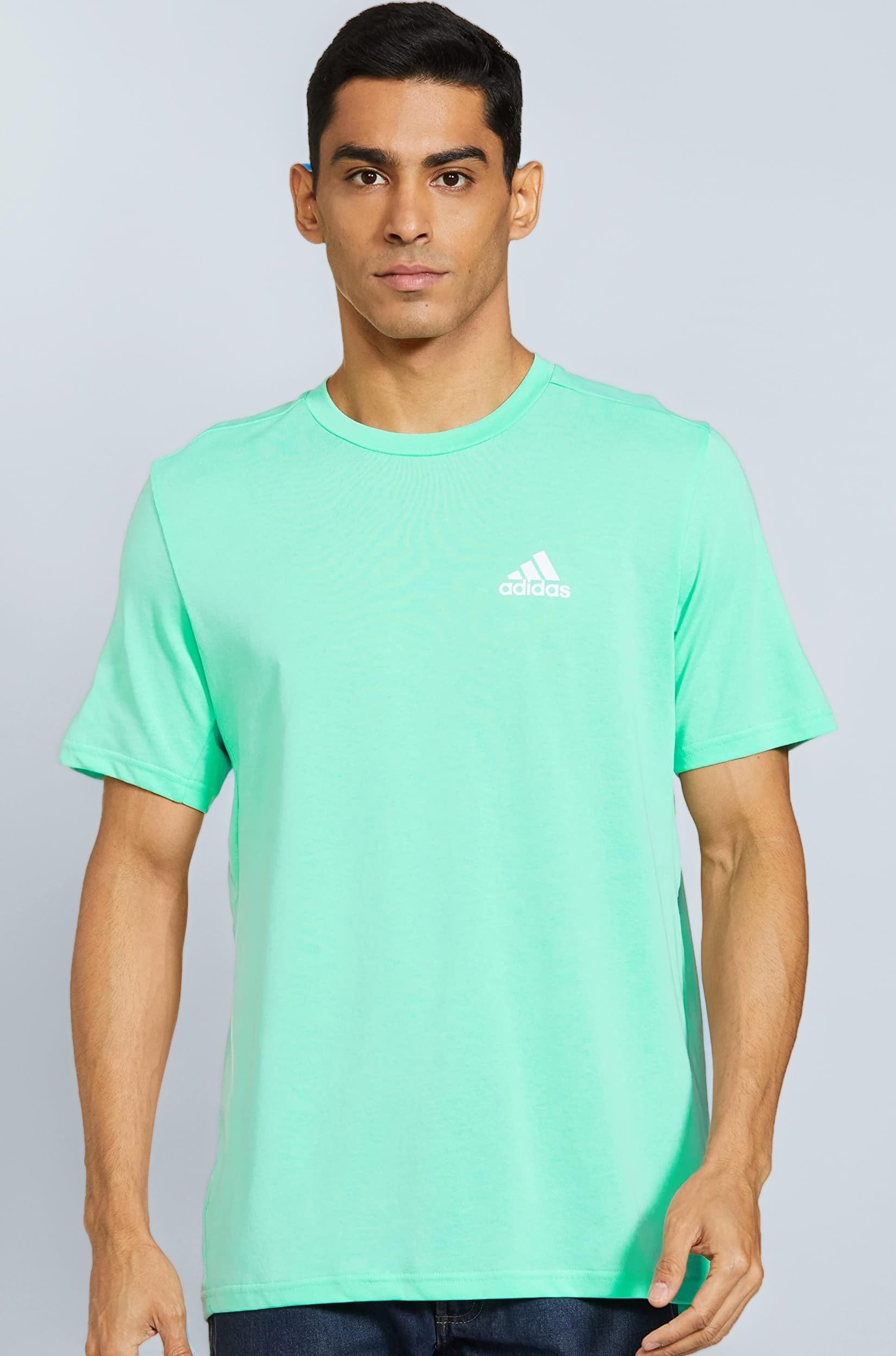 Men's Polyester Geometric Regular Fit T-Shirt