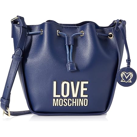 Love Moschino, Secchiello Donna, Pre Collezione Autunno Inverno 2021, Blu,  U : Amazon.it: Scarpe e borse