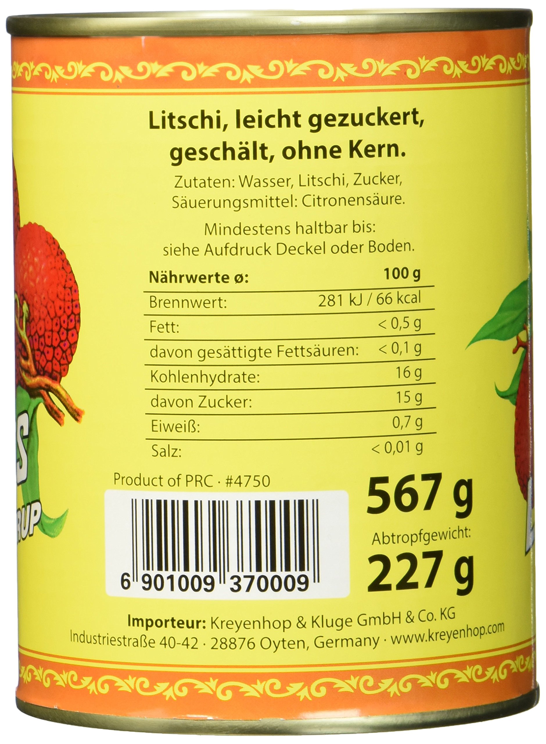 Import Lychees, leicht gezuckert, 8er Pack (8 x 567 g Packung)