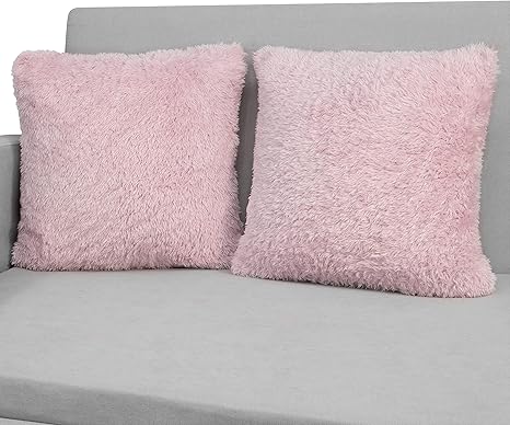 light pink throw pillow