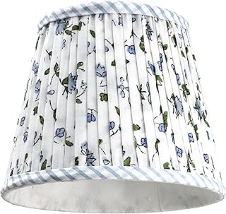 Ridhi Block Print Powder Blue Lamp Shade 4