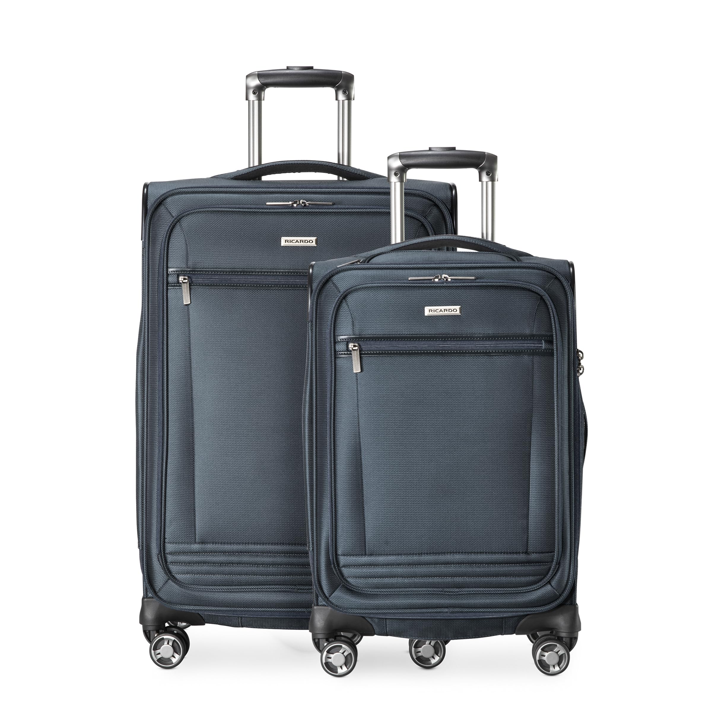 Ricardo Beverly Hills Avalon Softside 2-Piece Luggage Set Made with Sustainable 100% Recycled PET (rPET), Lightweight, Eco-Friendly Travel, Expandable