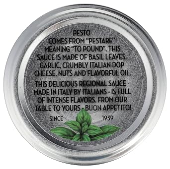 Pesto Alla Genovese, Sacla Italian Pasta Sauce, Italian Basil Only, Imported from Italy, Net Wt 10.2 OZ (290g) PACK OF 1