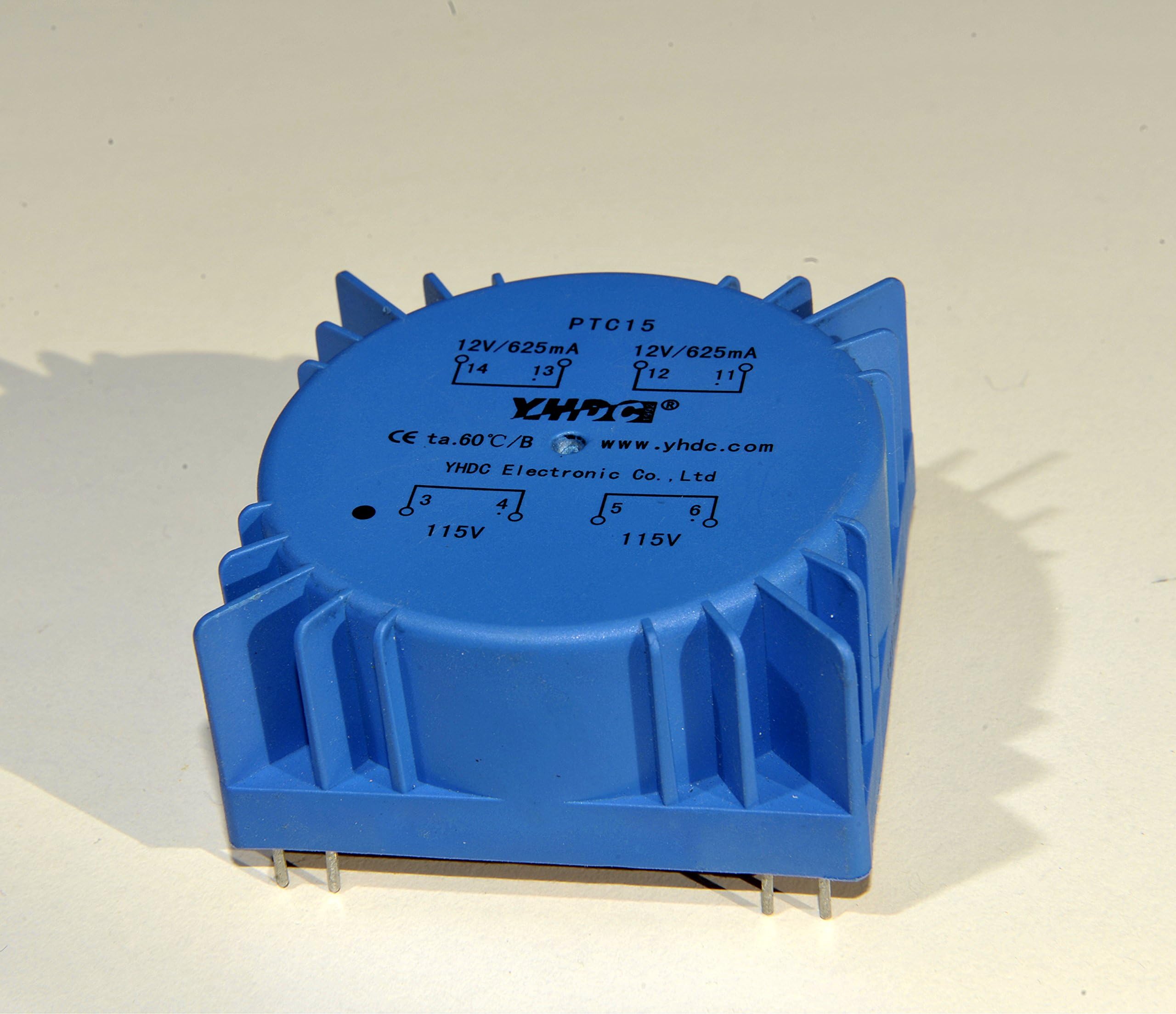YHDC Toroidal Transformer PTC15 15 VA 115Vx2/18Vx2