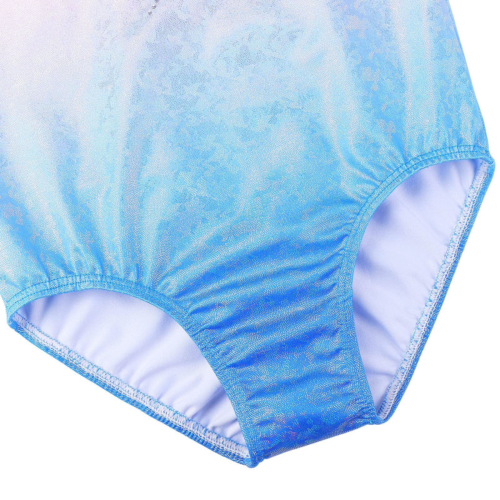 Niña Maillots de Gimnasia Mangas Largas con Lentejuelas en Tul — view 44