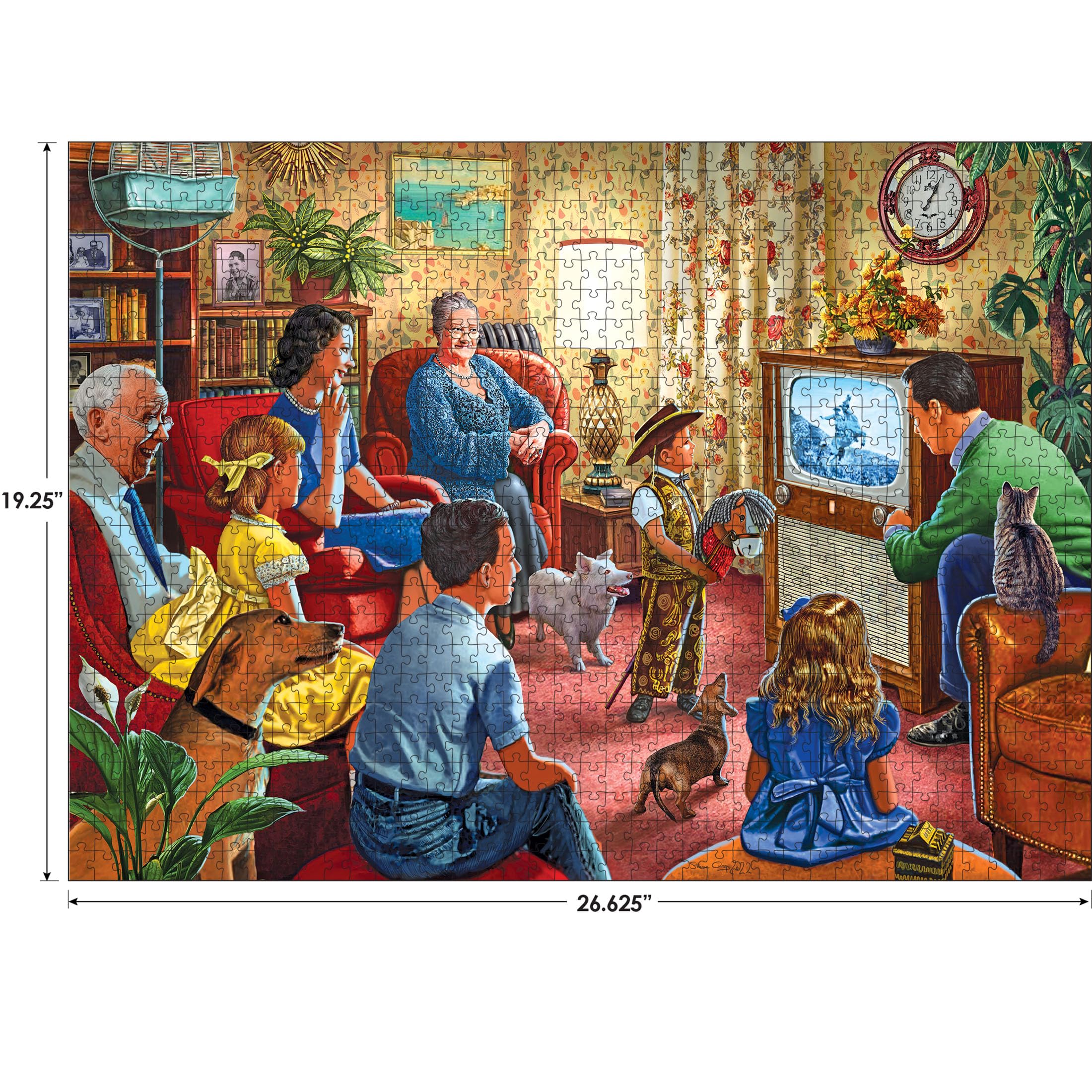Amazon.com: RoseArt - Back to The Past - Family Night Television
