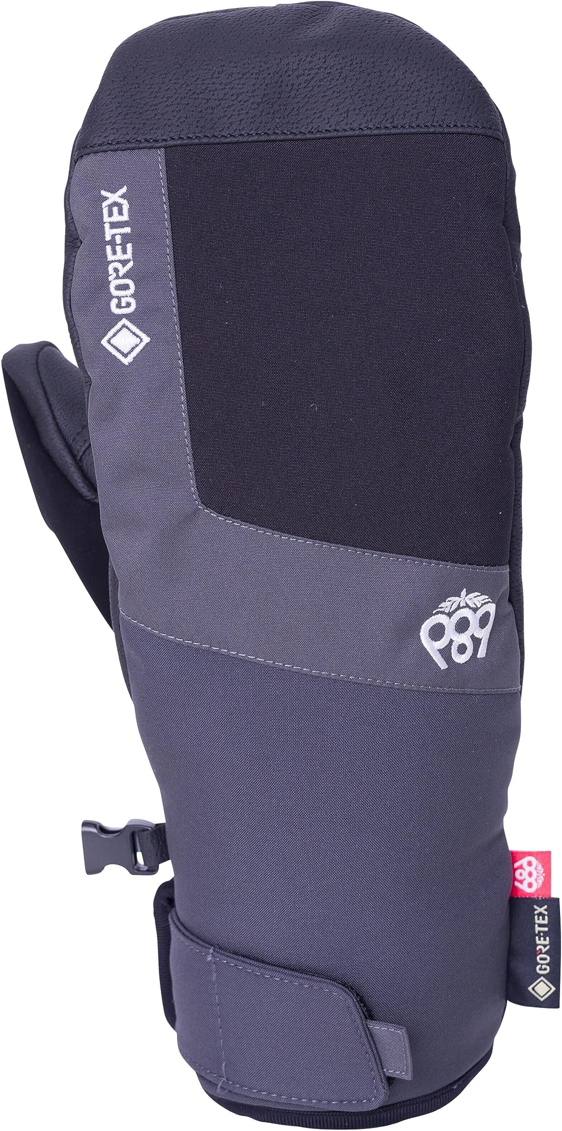 686 Men's Gore-TEX Linear Under Cuff Mitt - 3L Softshell Fabric Snow & Ski Mittens - Water & Weather Resistant
