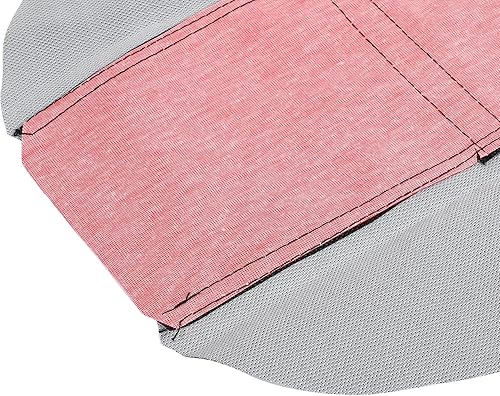 Miniatura 7 de X AUTOHAUX Universal Motorcycle Pit Dirt Bike Funda de asiento suave de piel sintética antideslizante Cojín de asiento rojo y negro