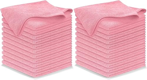 Miniatura 42 de Trapo de limpieza de microfibra, color gris, 12 unidades (16 x 16 pulgadas), alto rendimiento, 1200 lavados, tejido de agarre de raíces muy