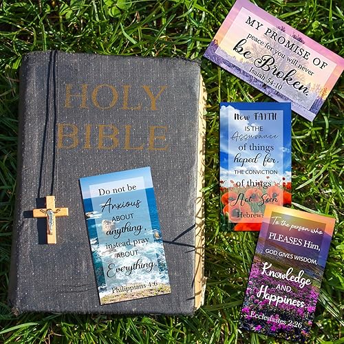 Miniatura 6 de Estune 360 tarjetas de versículo bíblico para mujeres con varios versículos bíblicos, mini tarjetas de escritura inspiradoras, regalos cristianos,